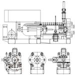 6.6MN單動正向擠壓機-圖紙